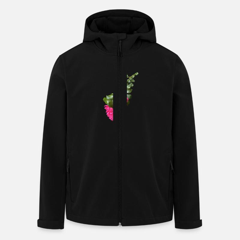 Rosenelfe - Recycelte Männer Softshell-Jacke von Stanley/Stella - Schwarz