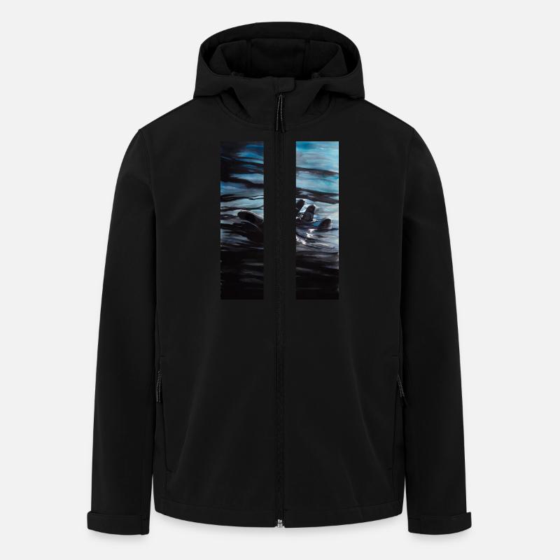 Give me your hand! - Recycelte Männer Softshell-Jacke von Stanley/Stella - Schwarz