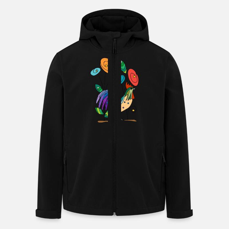 Rooster - Men’s Recycled Softshell Jacket Discoverer by Stanley/Stella - black