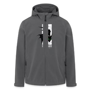 Nightmare Bat – Gothic Horror Vampir Kreatur Kunst - Recycelte Männer Softshell-Jacke von Stanley/Stella - Schwarz - Vorne - AI Model Male 185 light (185cm)