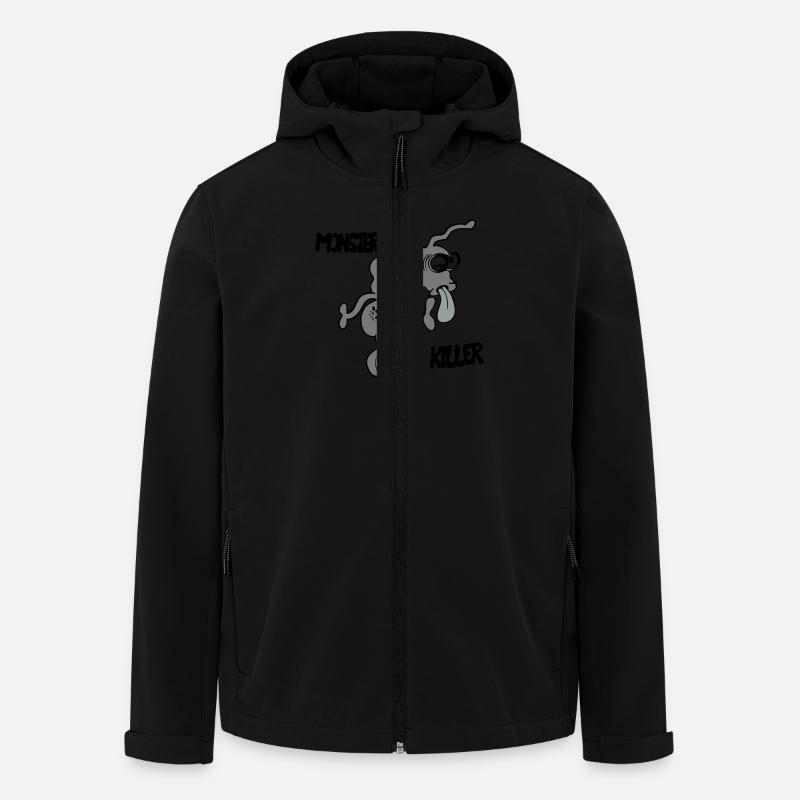Moki - Recycelte Männer Softshell-Jacke von Stanley/Stella - Schwarz