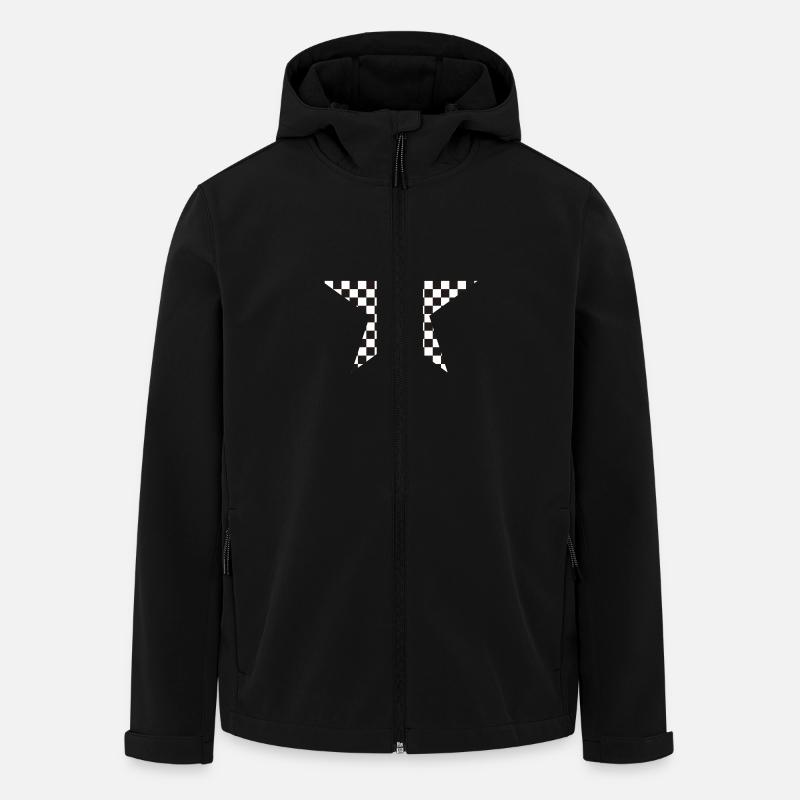 Ska étoile - Veste softshell homme en polyester recyclé Stanley/Stella - noir