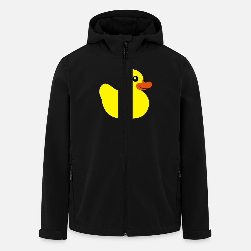 duck__f3 - Recycelte Männer Softshell-Jacke von Stanley/Stella - Schwarz