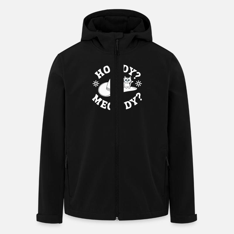 Howdy or Meowdy? - Men’s Recycled Softshell Jacket by Stanley/Stella - black