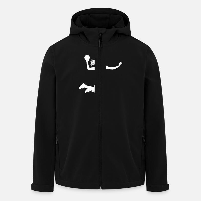 Women's Handball - Men’s Recycled Softshell Jacket by Stanley/Stella - black
