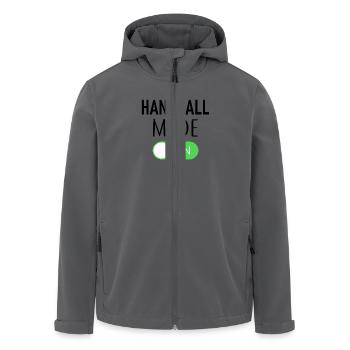 Mode handball aaa activé - Veste softshell homme en polyester recyclé Stanley/Stella - noir - Devant - AI Model Male 185 light (185cm)