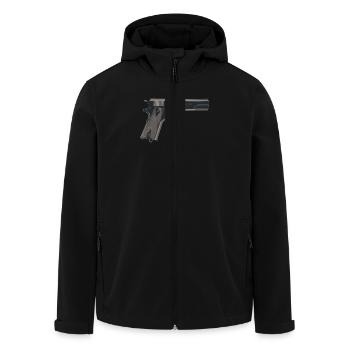 1911 Colt pistol 2 - Men’s Recycled Softshell Jacket by Stanley/Stella - black - Front - AI Model Male 185 light (185cm)