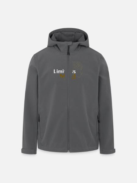 Limitless Mind - Discover Motivational Clothes - Men’s Recycled Softshell Jacket by Stanley/Stella - black