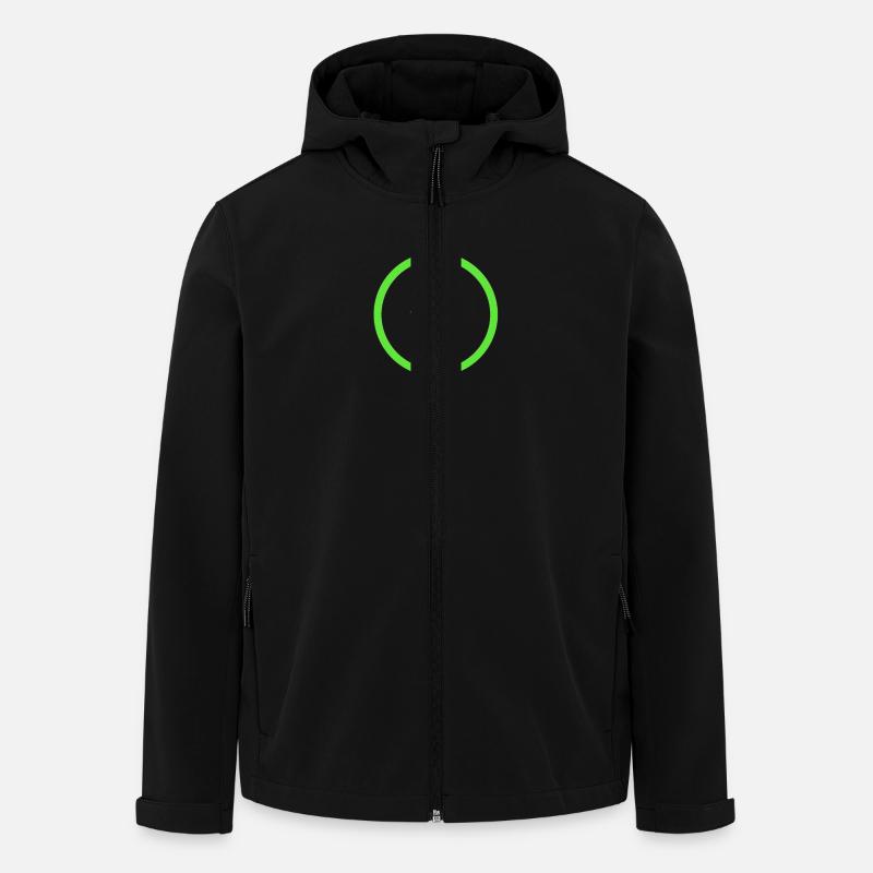 Seepferdchen - Recycelte Männer Softshell-Jacke von Stanley/Stella - Schwarz