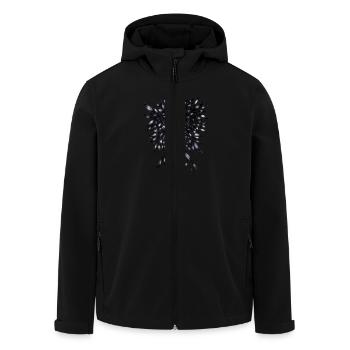 Lion - Veste softshell homme en polyester recyclé Stanley/Stella - noir - Devant - AI Model Male 185 light (185cm)
