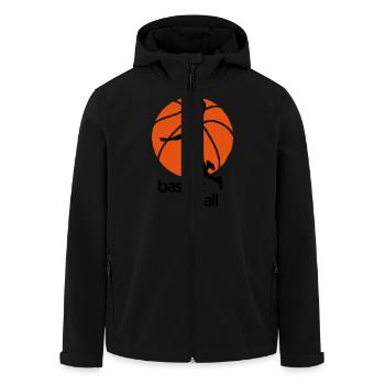 Basketball Player - Recycelte Männer Softshell-Jacke von Stanley/Stella - Schwarz - Vorne - AI Model Male 185 light (185cm)