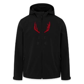 Hannibal - Eat the rude - Veste softshell homme en polyester recyclé Stanley/Stella - noir - Devant - AI Model Male 185 light (185cm)