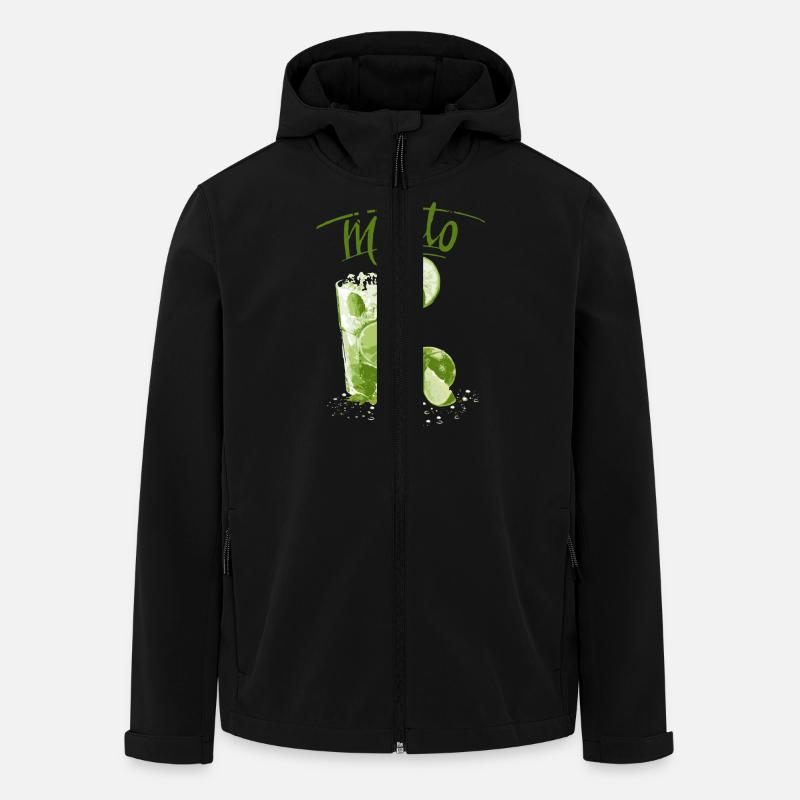 MOJITO - Recycelte Männer Softshell-Jacke von Stanley/Stella - Schwarz