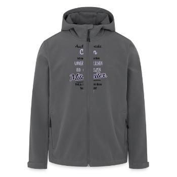 Beste Chefin Tasse - Recycelte Männer Softshell-Jacke von Stanley/Stella - Anthrazit - Vorne - AI Model Male 185 light (185cm)