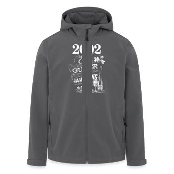 2002 Geburtsjahr Geburtstag Jahrgang - Recycelte Männer Softshell-Jacke von Stanley/Stella - Schwarz - Vorne - AI Model Male 185 light (185cm)