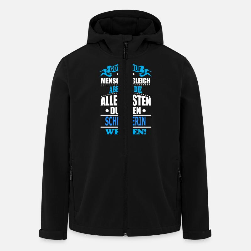 SCHNEIDERIN - Recycelte Männer Softshell-Jacke von Stanley/Stella - Schwarz