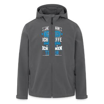 TINKER - Recycelte Männer Softshell-Jacke von Stanley/Stella - Schwarz - Vorne - AI Model Male 185 light (185cm)