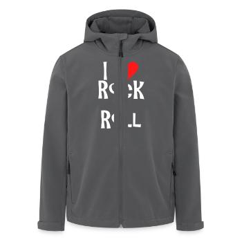 rock n' roll - Recycelte Männer Softshell-Jacke von Stanley/Stella - Anthrazit - Vorne - AI Model Male 185 light (185cm)
