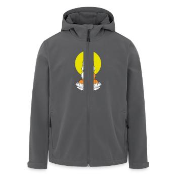Master karin Buddha - Veste softshell homme en polyester recyclé Stanley/Stella - charbon - Devant - AI Model Male 185 light (185cm)