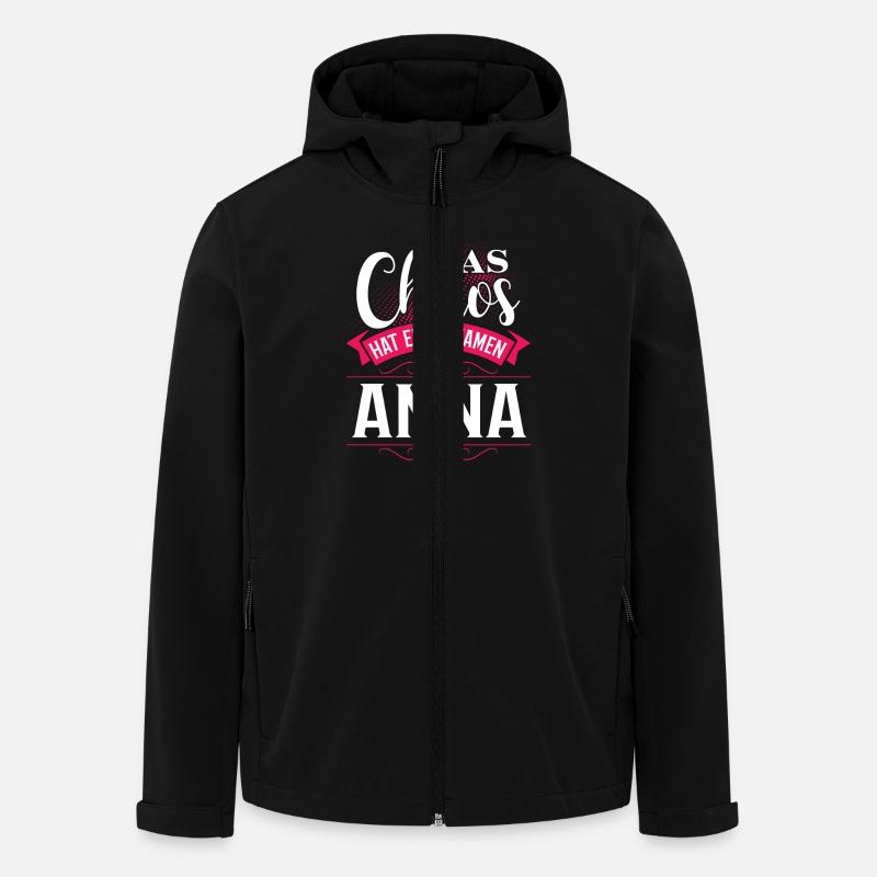 ANNA - Chaos - Recycelte Männer Softshell-Jacke von Stanley/Stella - Schwarz