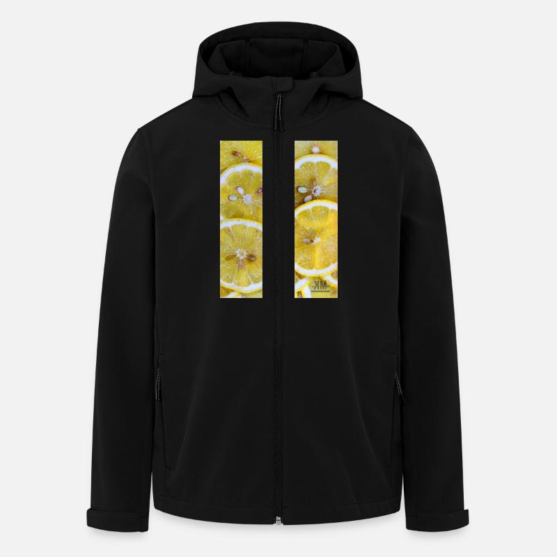 zitrone - Recycelte Männer Softshell-Jacke von Stanley/Stella - Schwarz