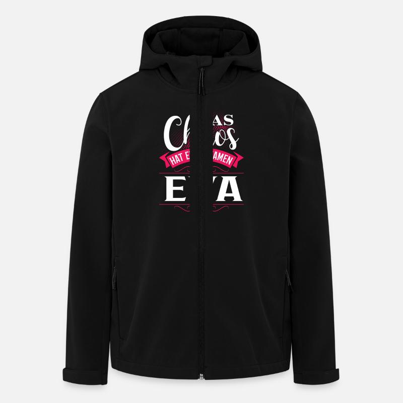 EVA - Chaos - Recycelte Männer Softshell-Jacke von Stanley/Stella - Schwarz