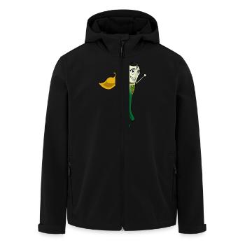Super Lauch Geek Held LOL Hero - Recycelte Männer Softshell-Jacke von Stanley/Stella - Schwarz - Vorne - AI Model Male 185 light (185cm)