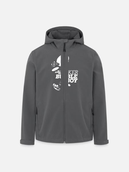 Poker - Bubble Boy (white) - Men’s Recycled Softshell Jacket by Stanley/Stella - black
