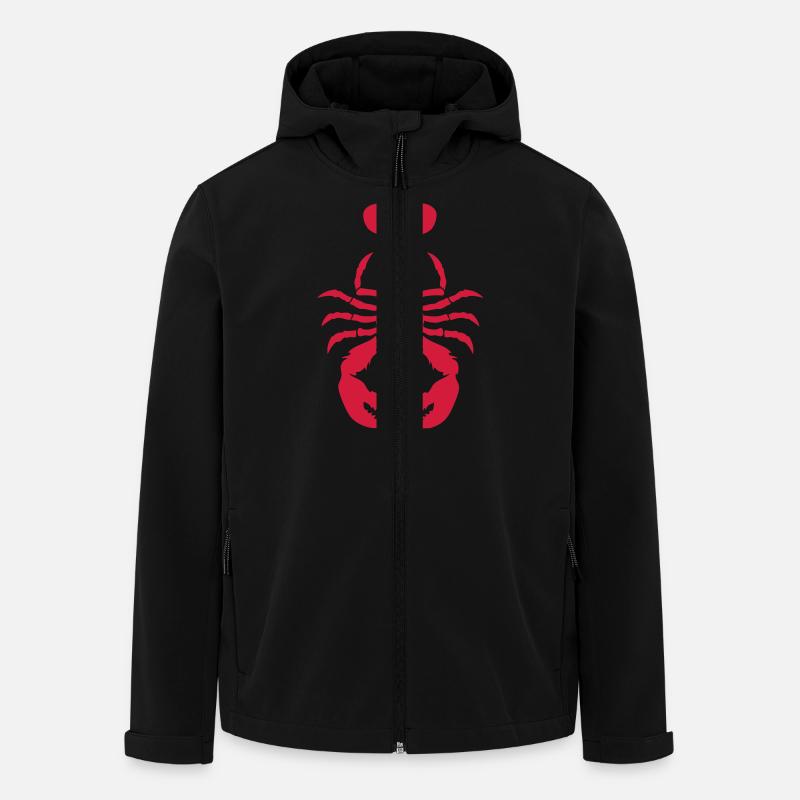 Hummer Krustentier Fisch Klemme - Recycelte Männer Softshell-Jacke von Stanley/Stella - Schwarz