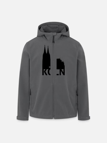 Kölner Dom - Men’s Recycled Softshell Jacket by Stanley/Stella - black