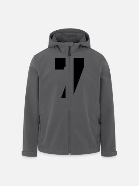 7 - Recycelte Männer Softshell-Jacke von Stanley/Stella - Schwarz