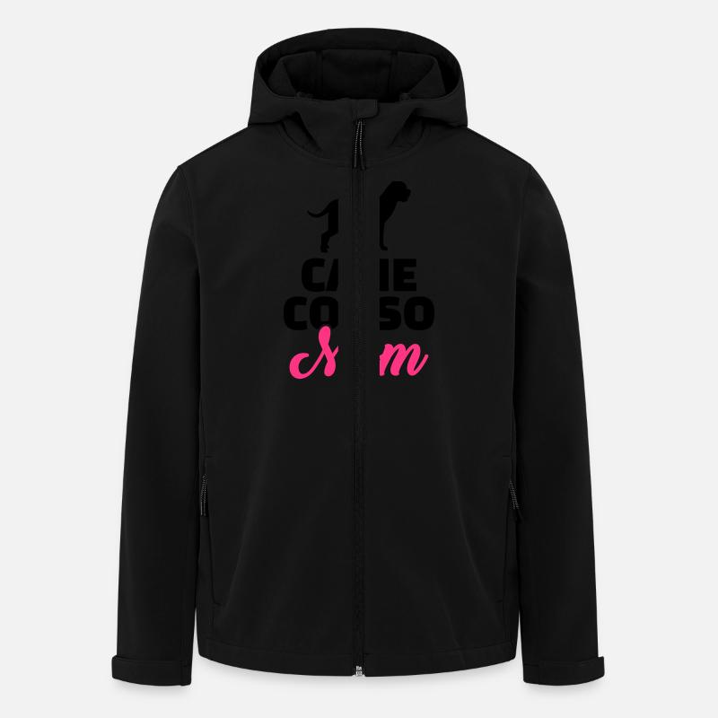 Cane Corso - Recycelte Männer Softshell-Jacke von Stanley/Stella - Schwarz
