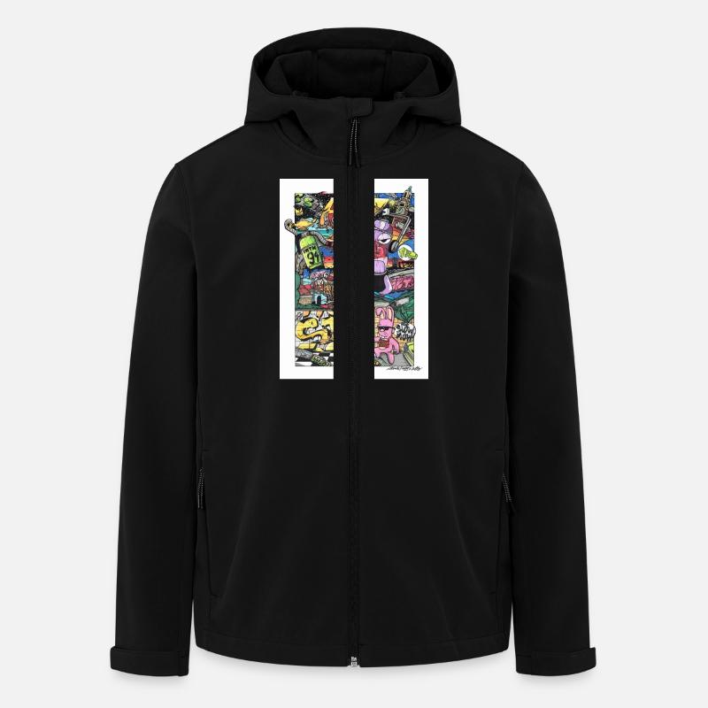 Bagdalille - Veste softshell homme en polyester recyclé Stanley/Stella - noir