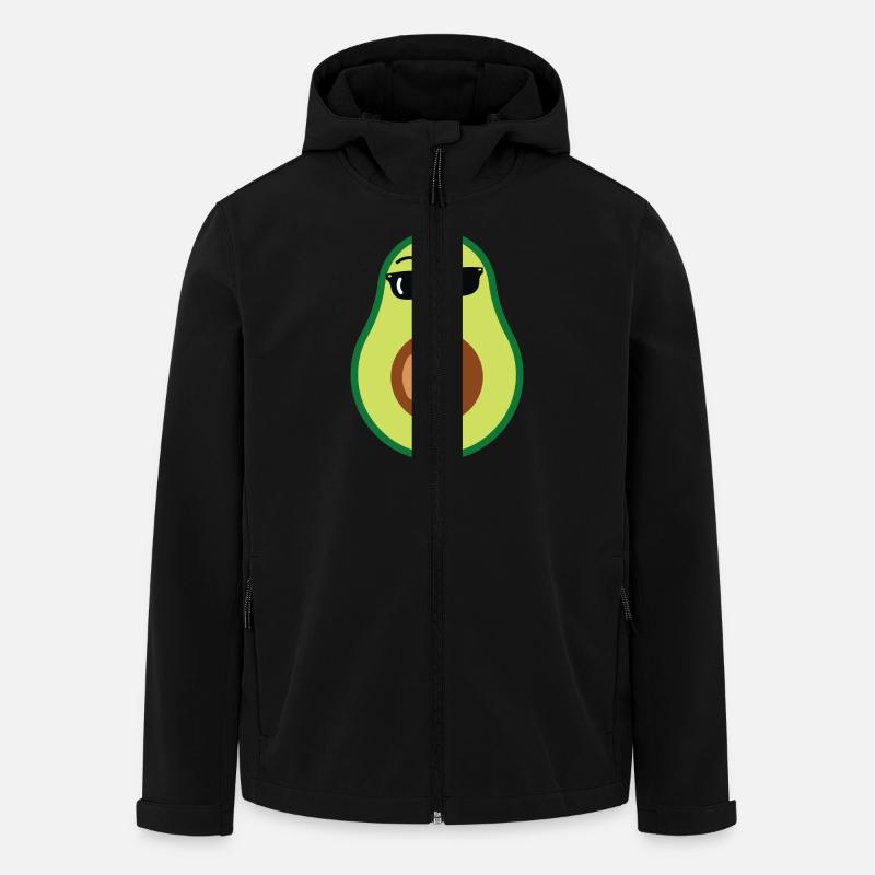 Avocado - Recycelte Männer Softshell-Jacke von Stanley/Stella - Schwarz