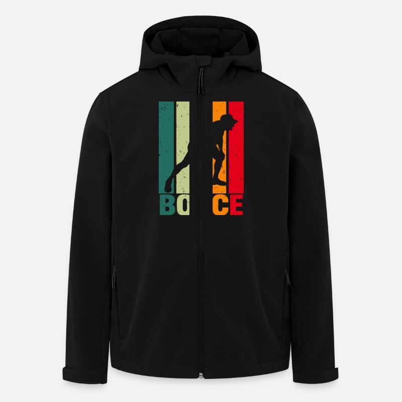 Pétanque Pétanque - Veste softshell homme en polyester recyclé Stanley/Stella - noir