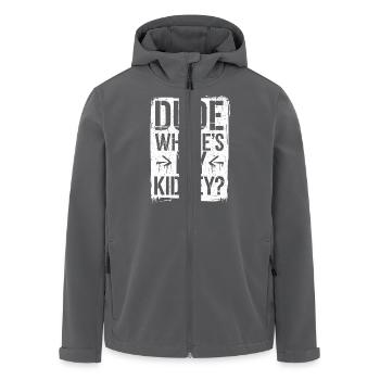 Perfect saying for kidney patients - Men’s Recycled Softshell Jacket by Stanley/Stella - anthracite - Front - AI Model Male 185 light (185cm)