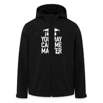 Master Design amusant pour les diplômés - Veste softshell homme en polyester recyclé Stanley/Stella - noir - Devant - AI Model Male 185 light (185cm)
