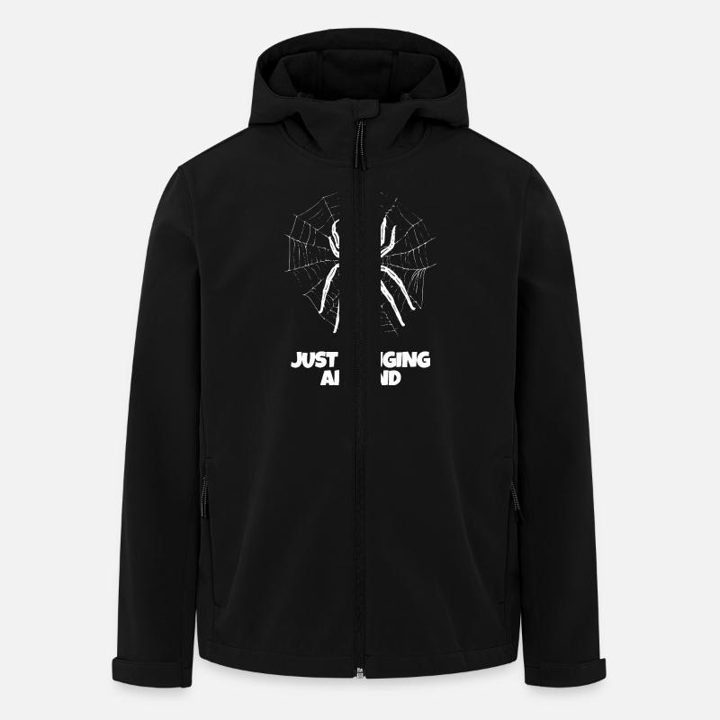 Just Hanging Around - Men’s Recycled Softshell Jacket by Stanley/Stella - black