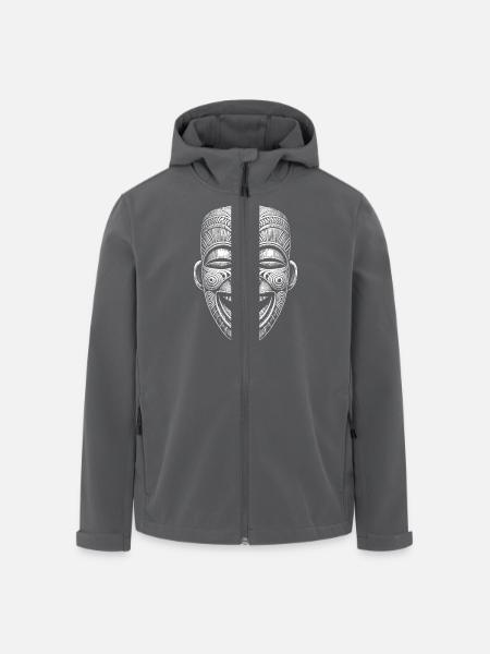 Mask - Men’s Recycled Softshell Jacket by Stanley/Stella - black
