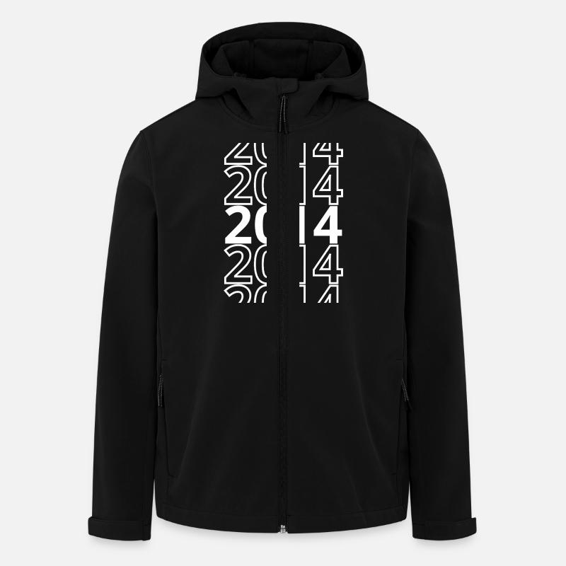 2014 2014 2014 - Veste softshell homme en polyester recyclé Stanley/Stella - noir