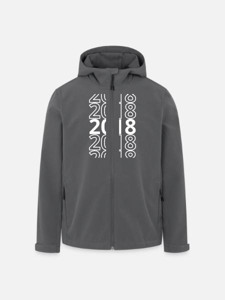 2018 2018 2018 - Men’s Recycled Softshell Jacket by Stanley/Stella - black
