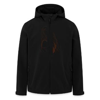 Soulfeelyou - Recycelte Männer Softshell-Jacke von Stanley/Stella - Schwarz - Vorne - AI Model Male 185 light (185cm)
