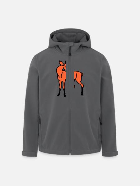 Biche - Veste softshell homme en polyester recyclé Stanley/Stella - noir