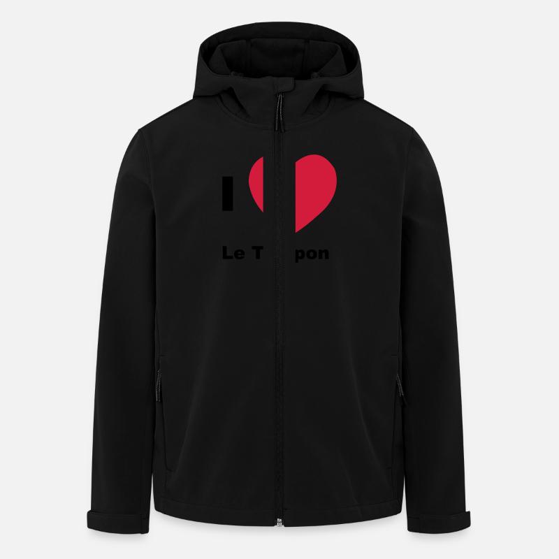 Ich liebe den Tampon - Recycelte Männer Softshell-Jacke von Stanley/Stella - Schwarz