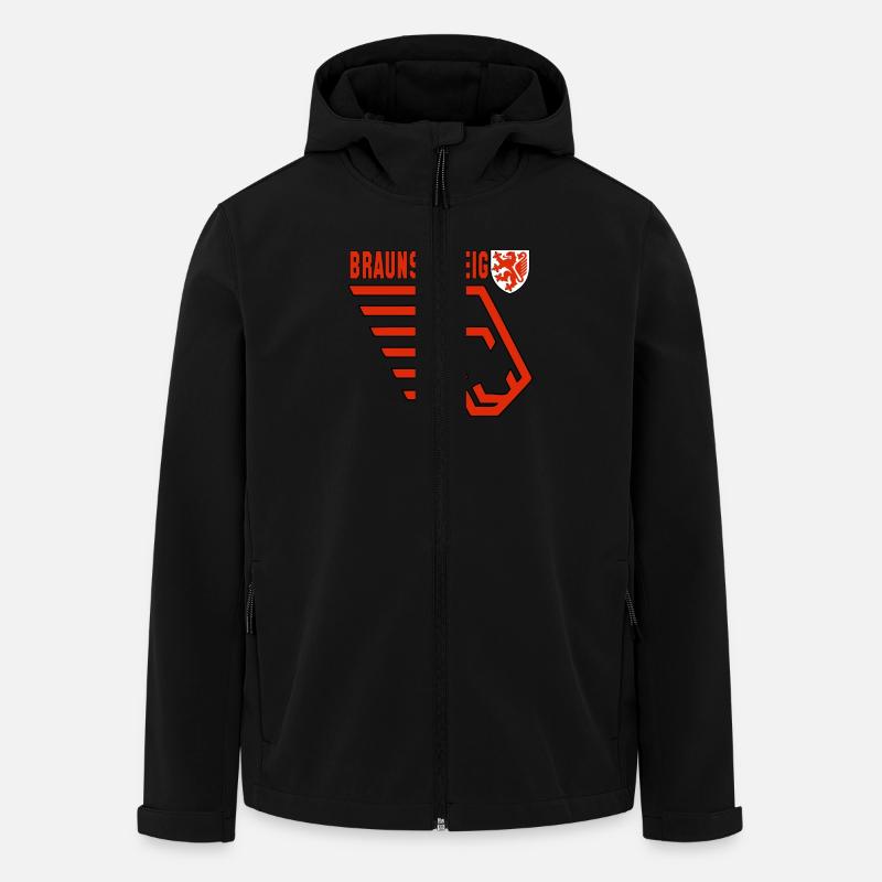 Braunschweig - Recycelte Männer Softshell-Jacke von Stanley/Stella - Schwarz