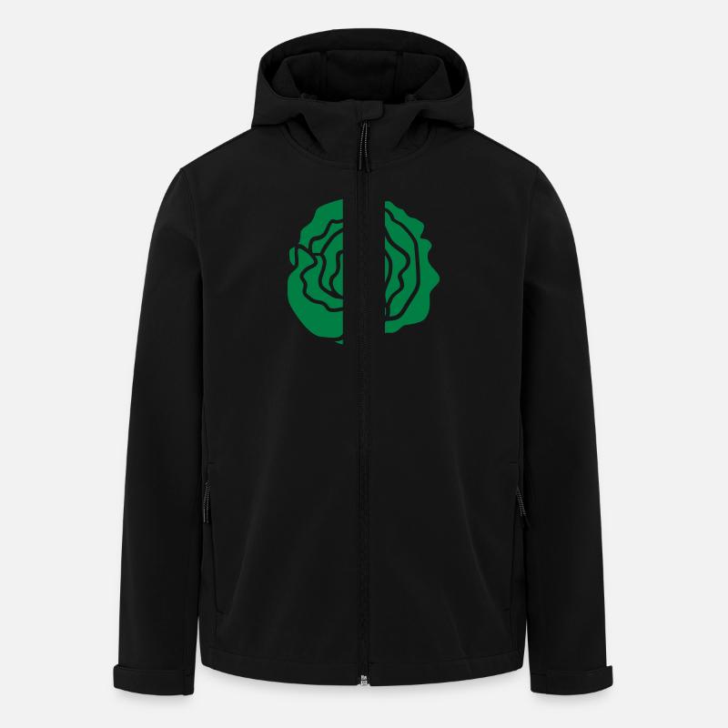 Salat - Recycelte Männer Softshell-Jacke von Stanley/Stella - Schwarz