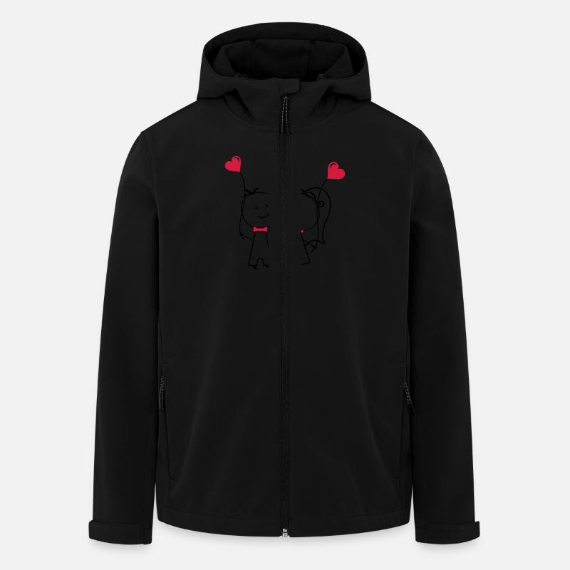 ehepaar_1 - Veste softshell homme en polyester recyclé Stanley/Stella - noir
