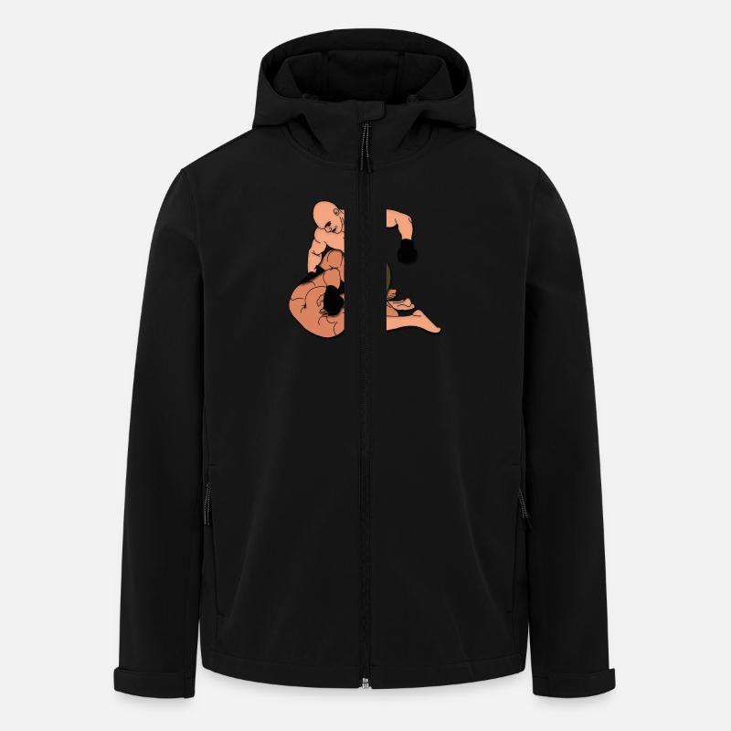 g&p - Veste softshell homme en polyester recyclé Stanley/Stella - noir