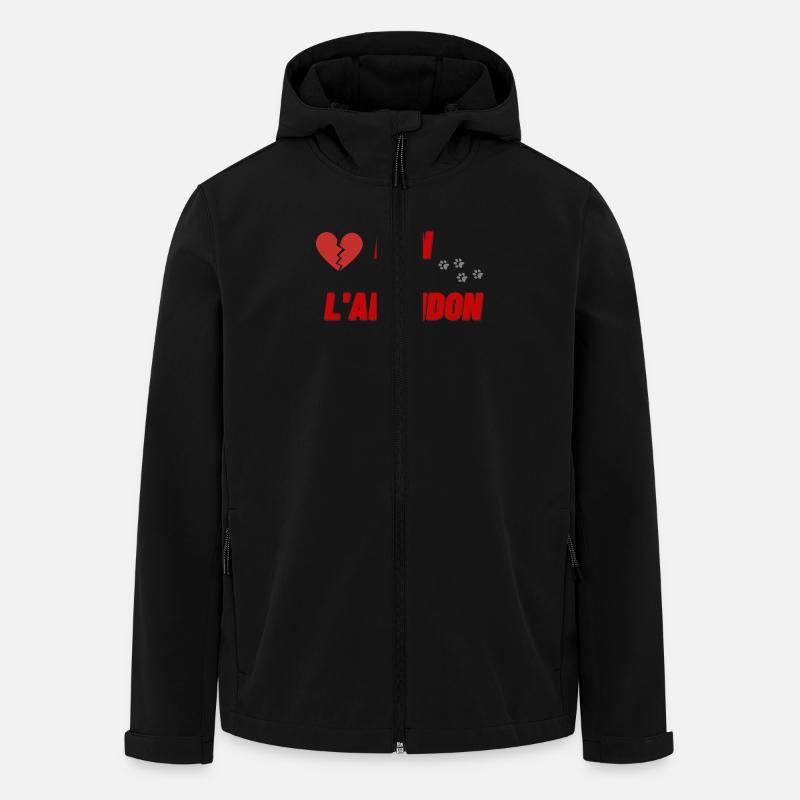NICHT VERLASSEN - Recycelte Männer Softshell-Jacke von Stanley/Stella - Schwarz