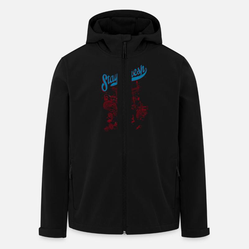 BMX - Recycelte Männer Softshell-Jacke von Stanley/Stella - Schwarz